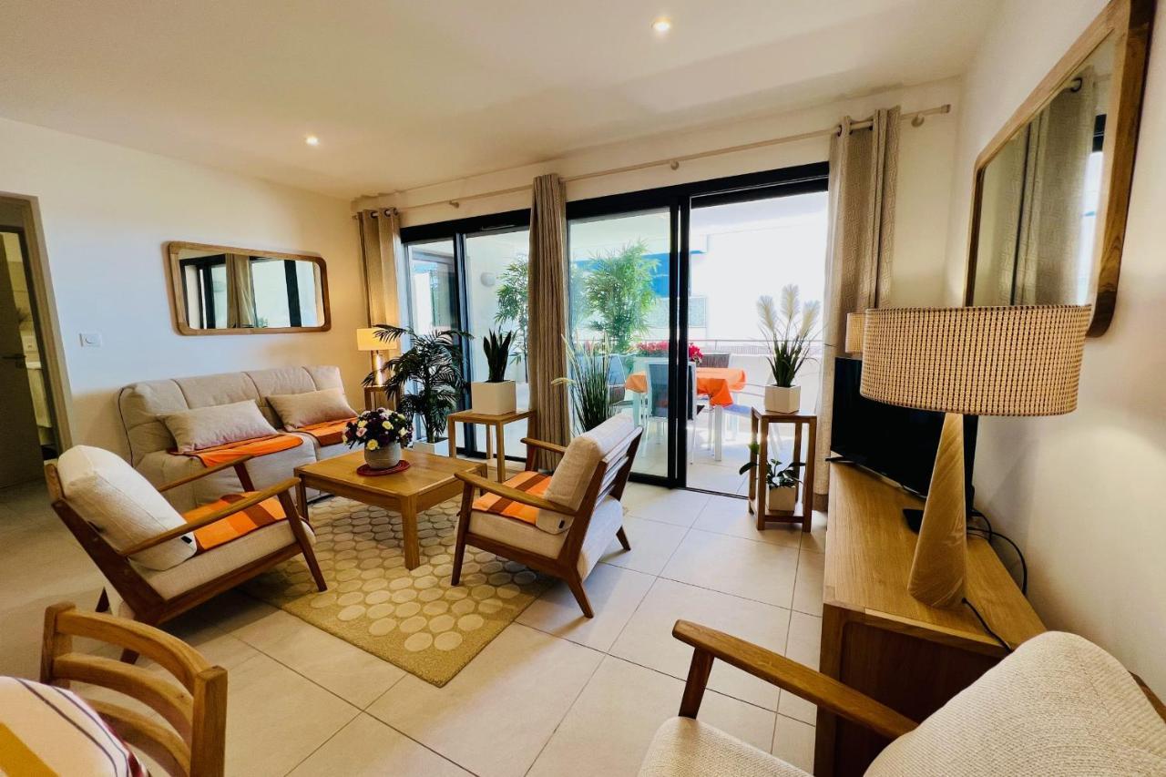 Villa Marie 1 - Superbe Appartement Climatise 2 Chambres Vue Mer 르그로뒤후아 외부 사진