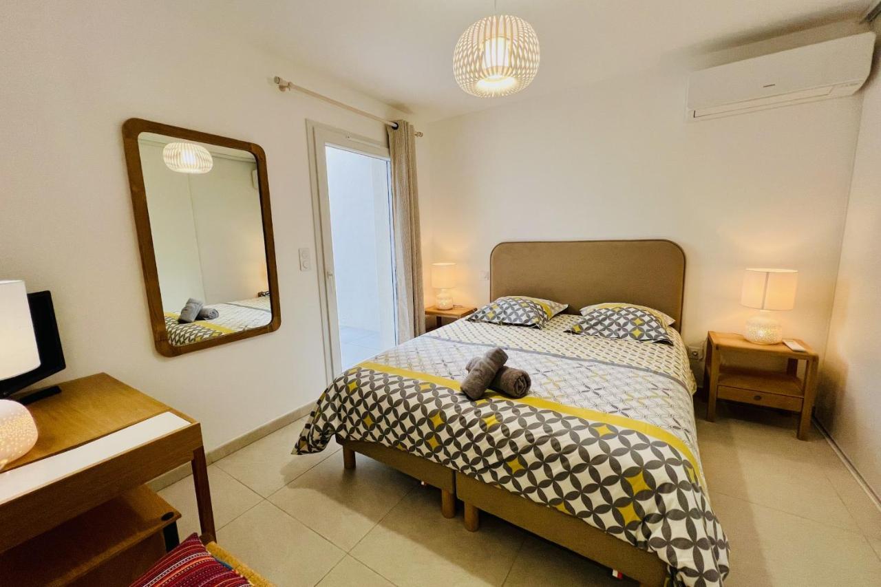Villa Marie 1 - Superbe Appartement Climatise 2 Chambres Vue Mer 르그로뒤후아 외부 사진